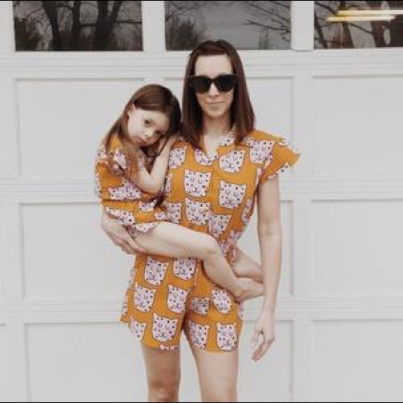 Hugo Loves Tiki Mommy Daughter Rompers!